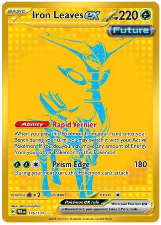 IRON LEAVES EX (176) HYPER RARE HOLOFOIL