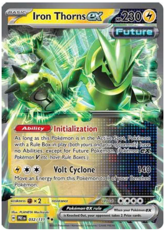 IRON THORNS EX (32) DOUBLE RARE HOLOFOIL