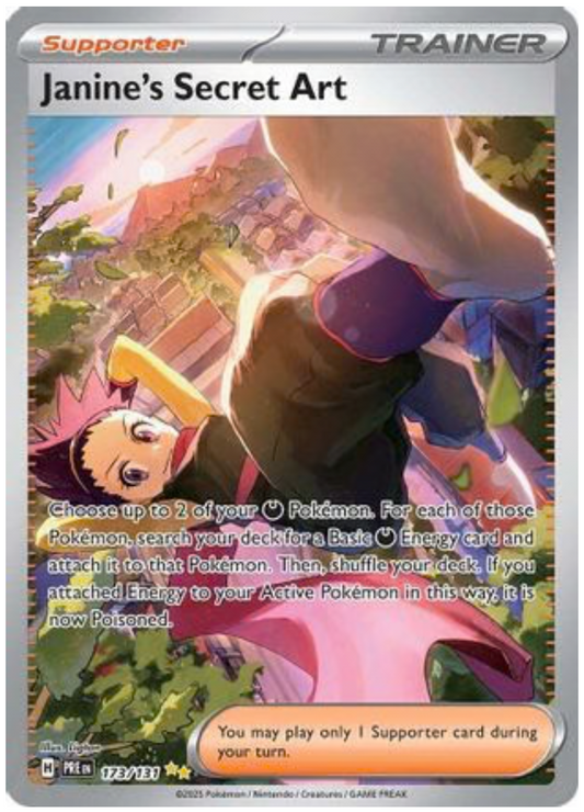 JANINE'S SECRET ART - 173/131 (173) SPECIAL ILLUSTRATION RARE HOLOFOIL