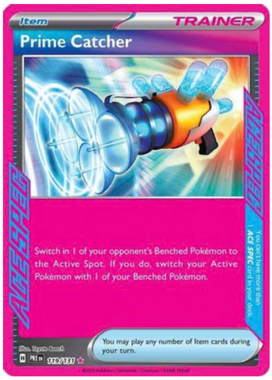 PRIME CATCHER (119) ACE SPEC RARE HOLOFOIL