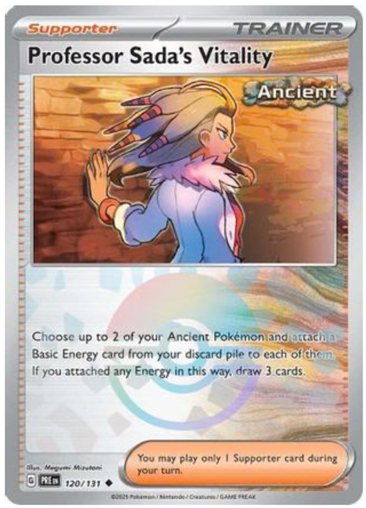 PROFESSOR SADA'S VITALITY (POKE BALL PATTERN) (120) UNCOMMON HOLOFOIL