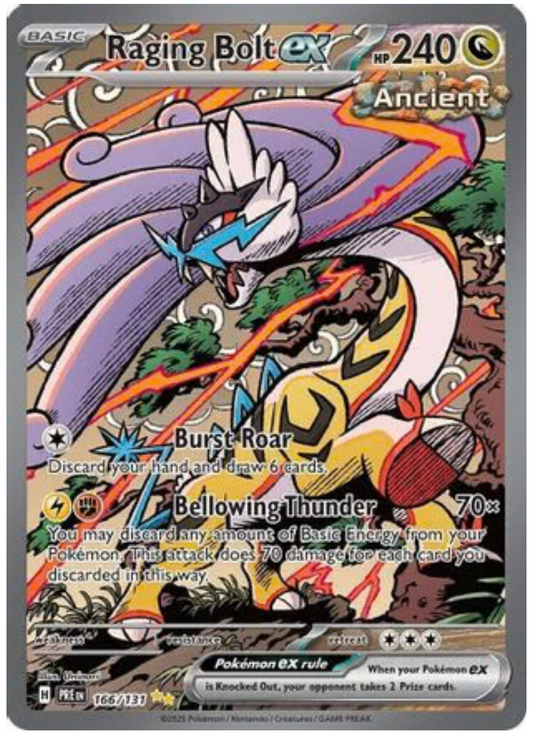 RAGING BOLT EX (166) SPECIAL ILLUSTRATION RARE HOLOFOIL