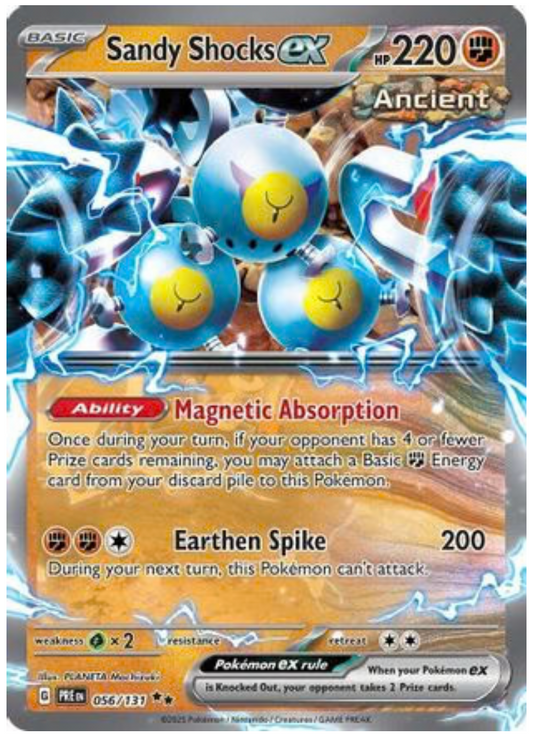 SANDY SHOCKS EX - 056/131 (56) DOUBLE RARE HOLOFOIL