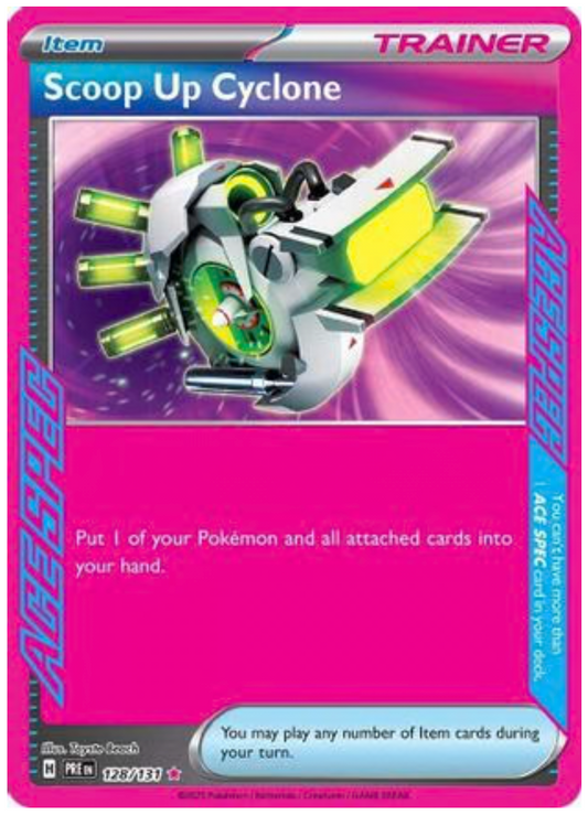 SCOOP UP CYCLONE (128) ACE SPEC RARE HOLOFOIL