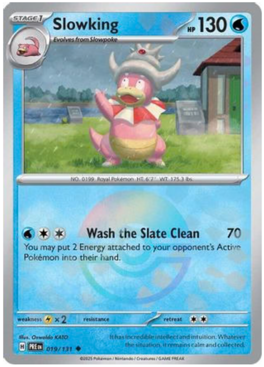 SLOWKING (POKE BALL PATTERN) (19) UNCOMMON HOLOFOIL