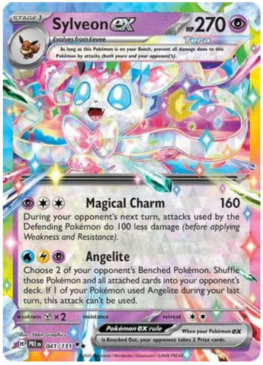 SYLVEON EX - 041/131 (41) DOUBLE RARE HOLOFOIL