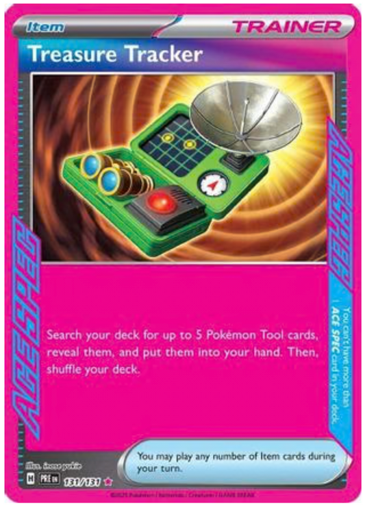 TREASURE TRACKER (131) ACE SPEC RARE HOLOFOIL